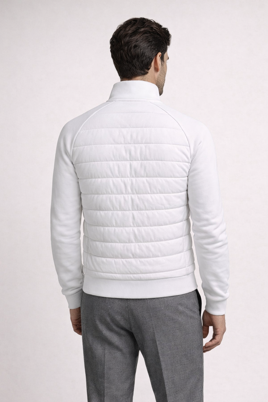 Essential Hybrid Jacket White