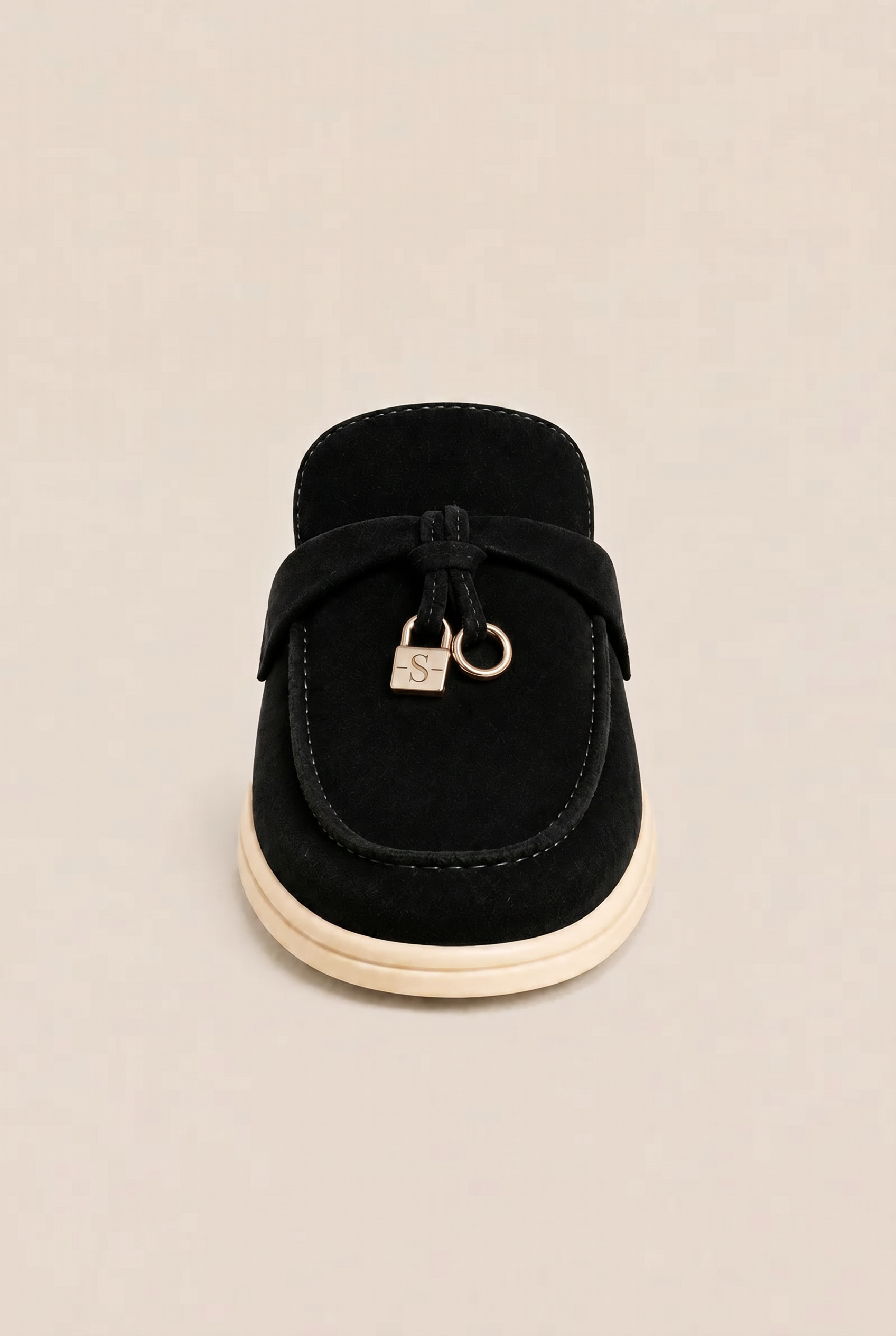 Ancestral Buckle Mule Black