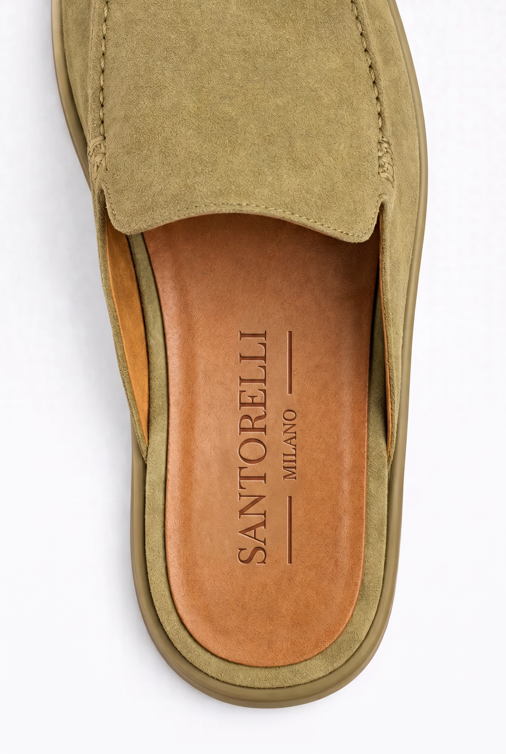 Ancestral Suede Mule Olive