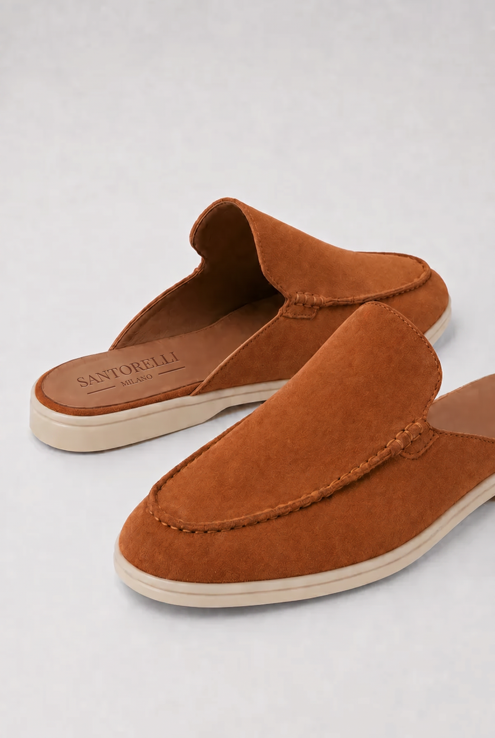 Ancestral Suede Mule Tan