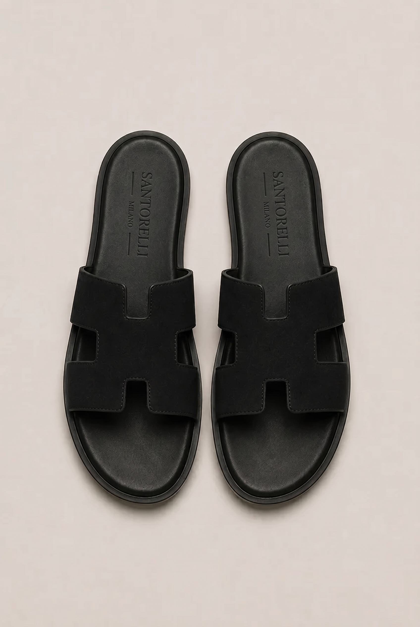 Valero Suede Sandal Black