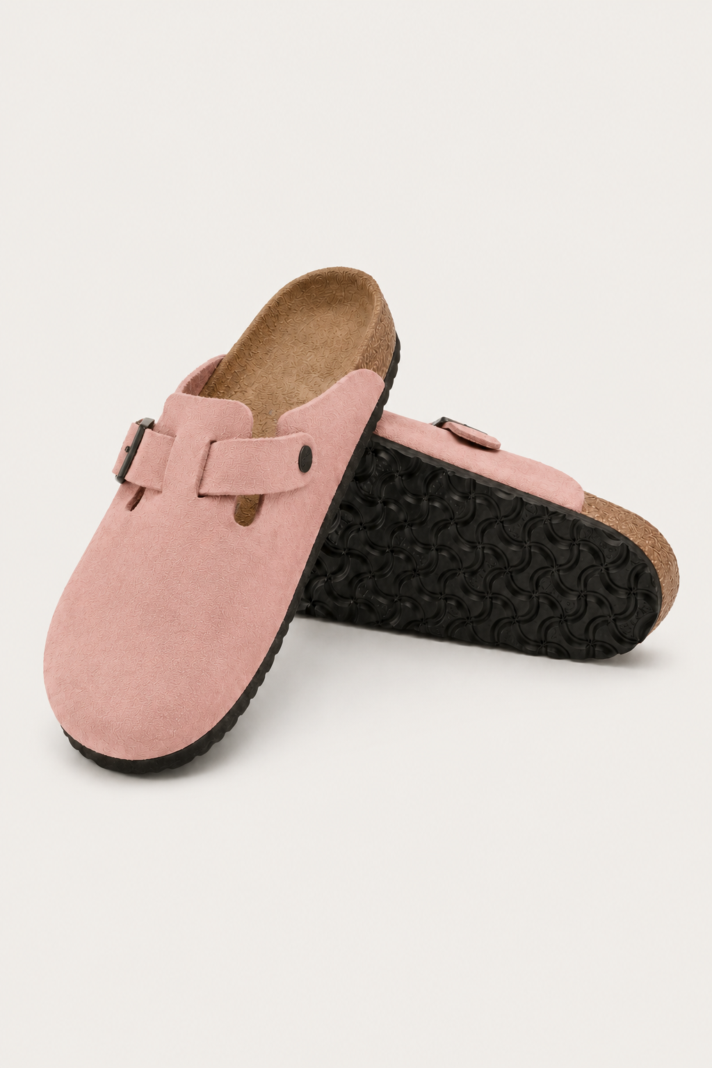 Montreux Suede Clog Blush
