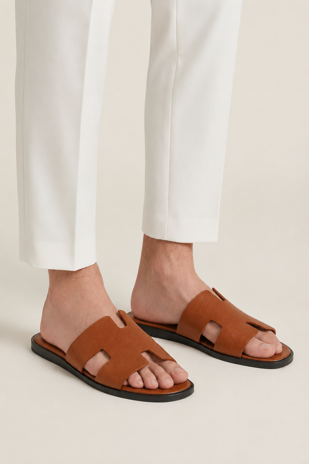 Santorelli Sandal Brown