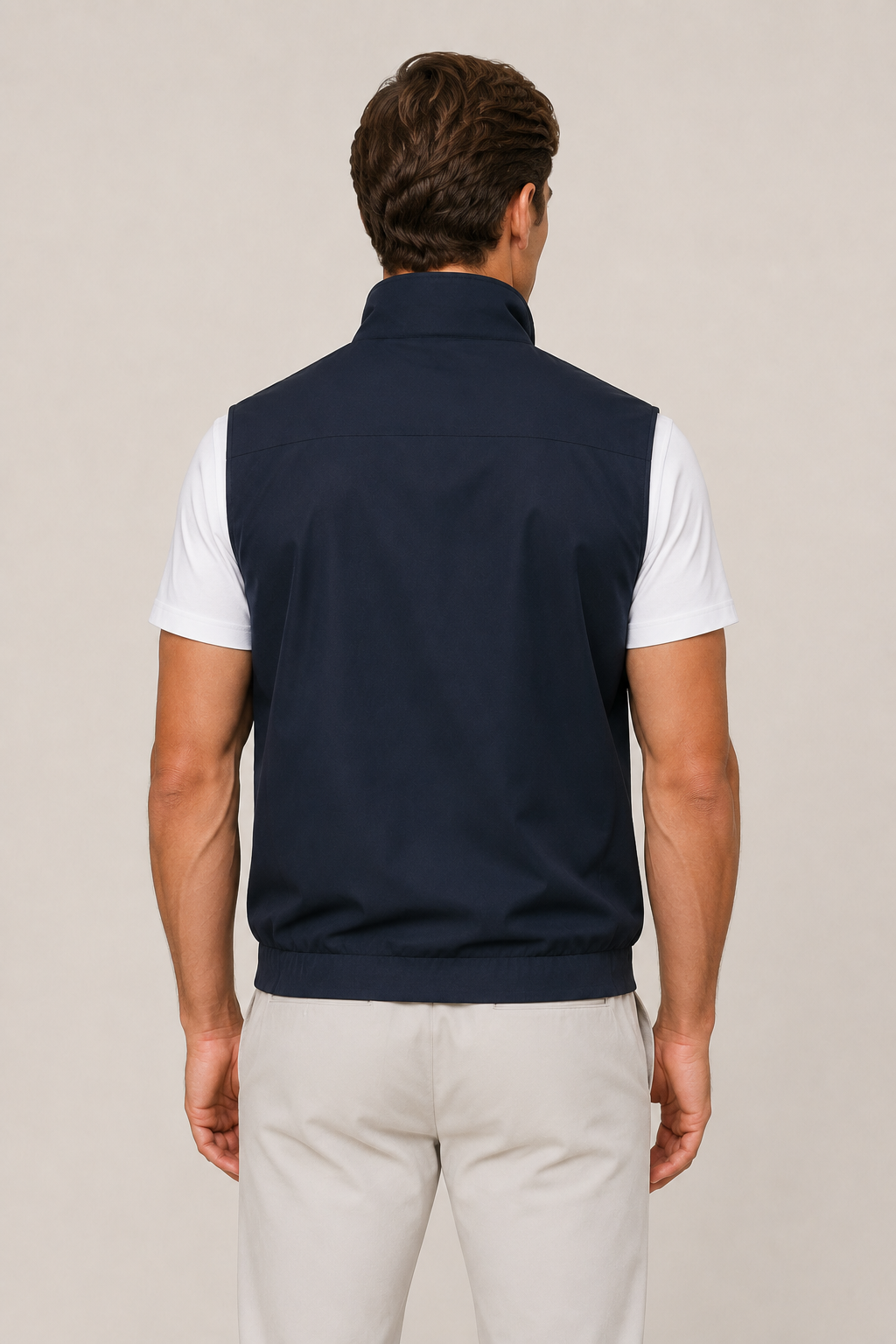 Santorelli Reversible Vest Navy