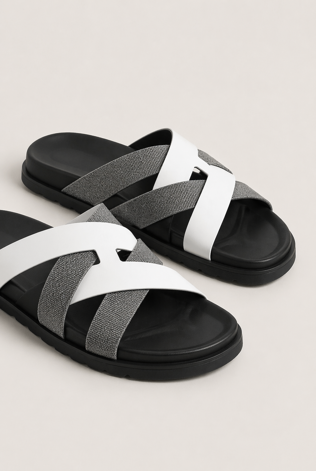 Alviro Sandal Nº1 White/Silver
