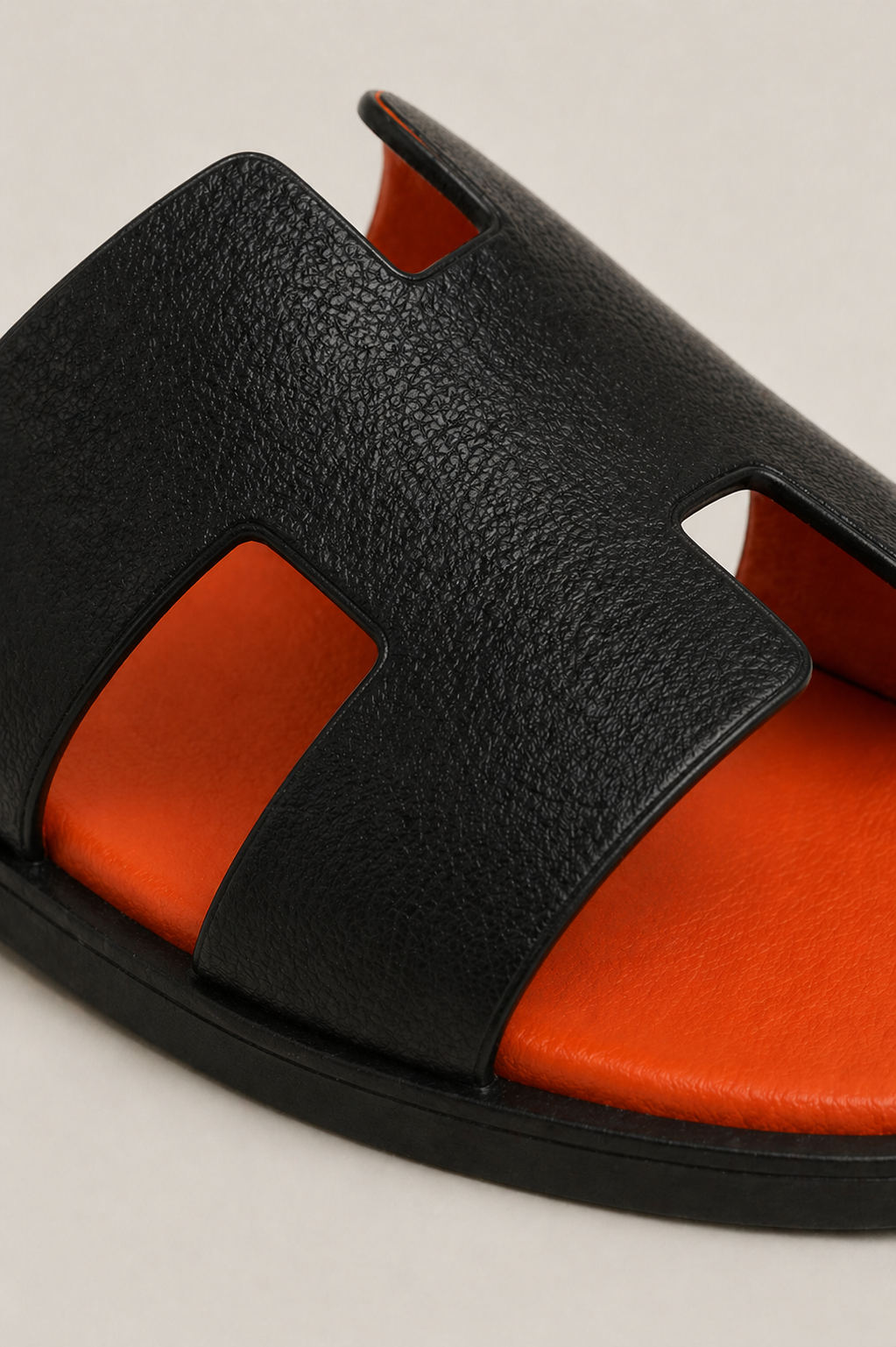 Santorelli Sandal Orange/Black