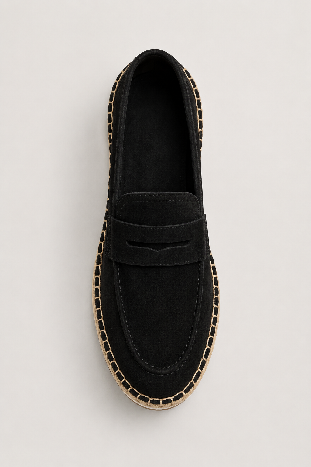 Como Suede Espadrille Black