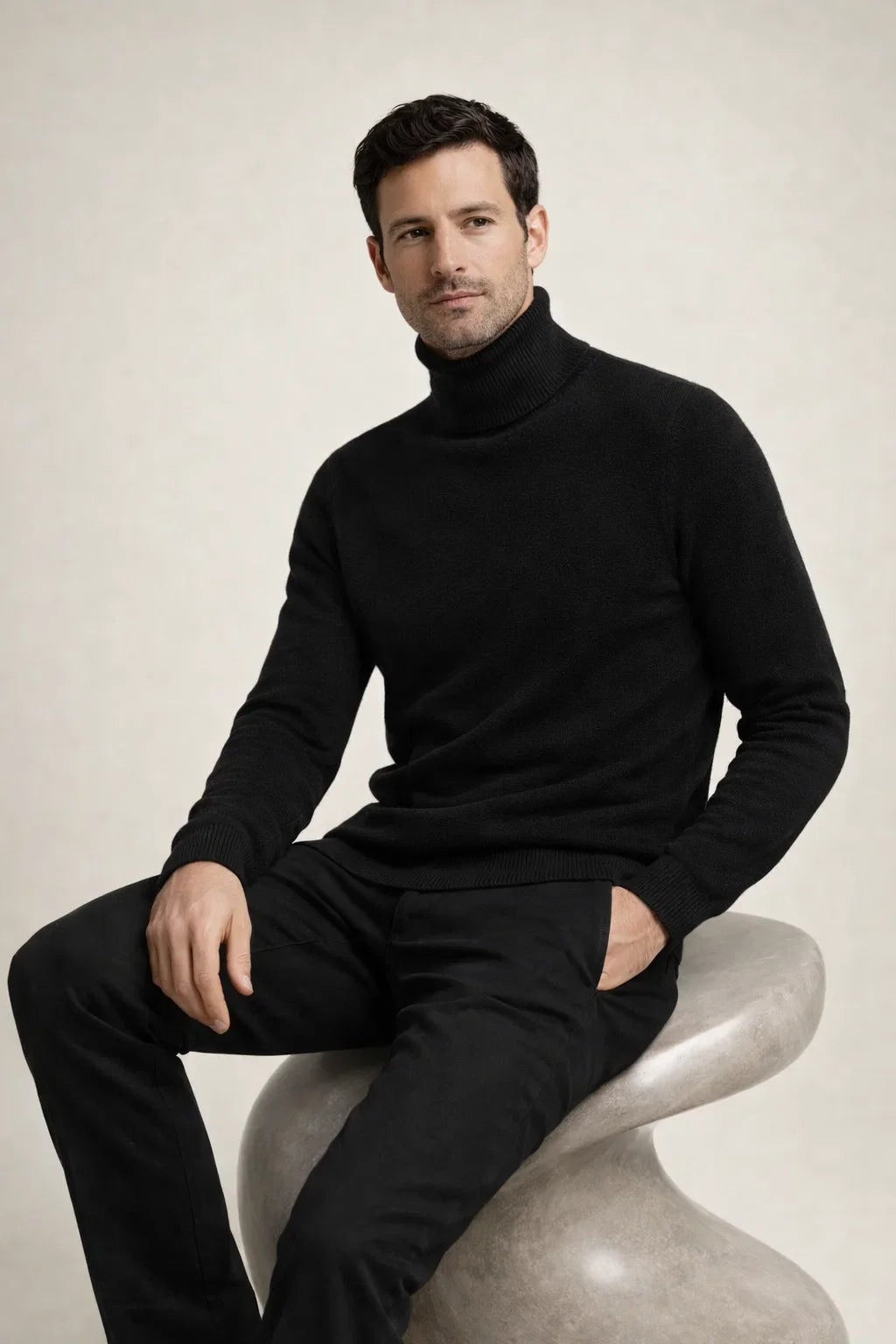 Intemporel Turtleneck Black