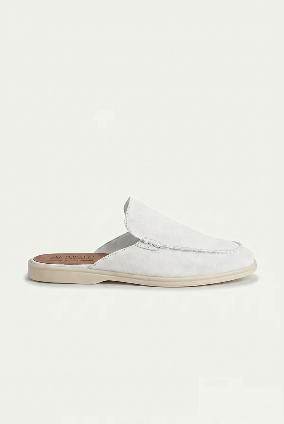 Ancestral Suede Mule White