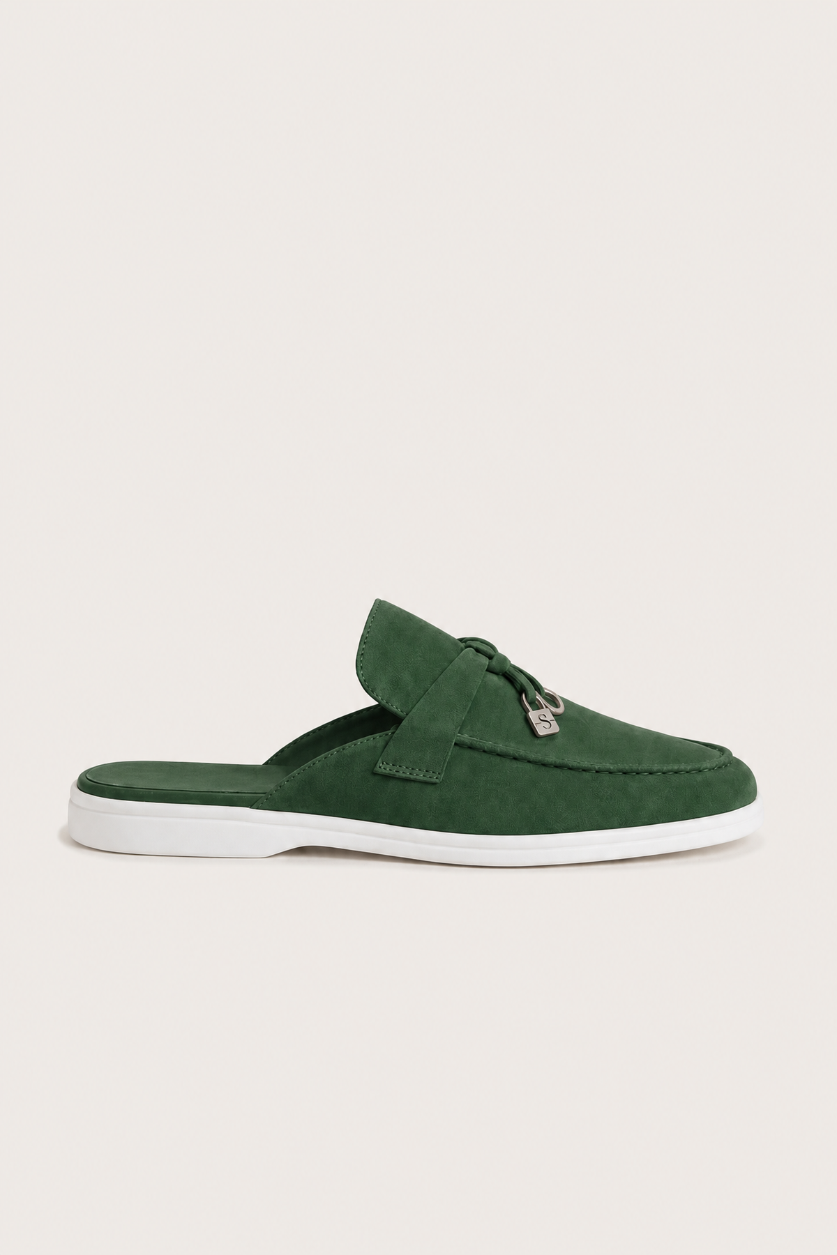 Ancestral Buckle Mule Green