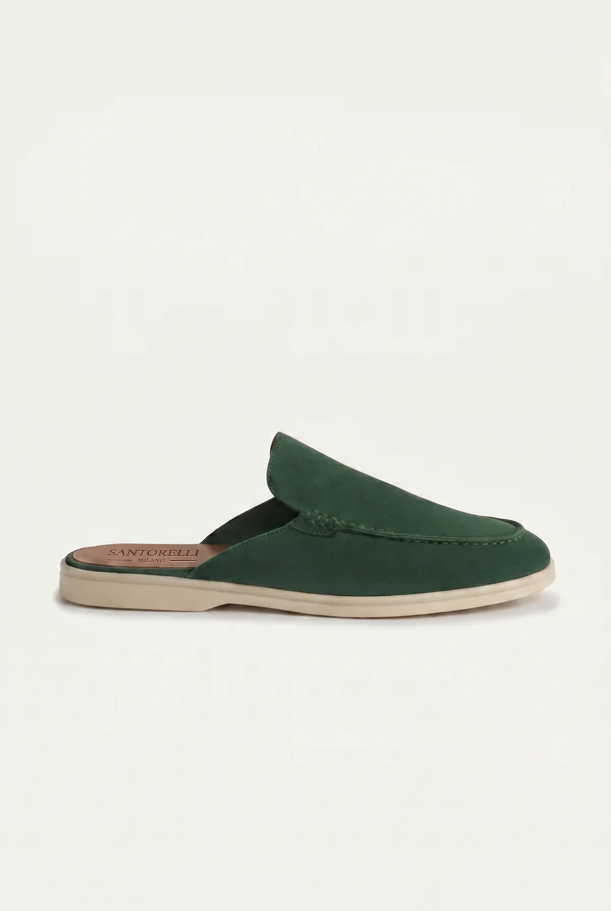 Ancestral Suede Mule Forest Green