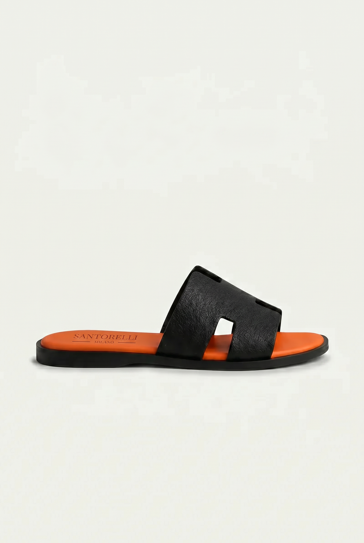 Santorelli Sandal Orange/Black