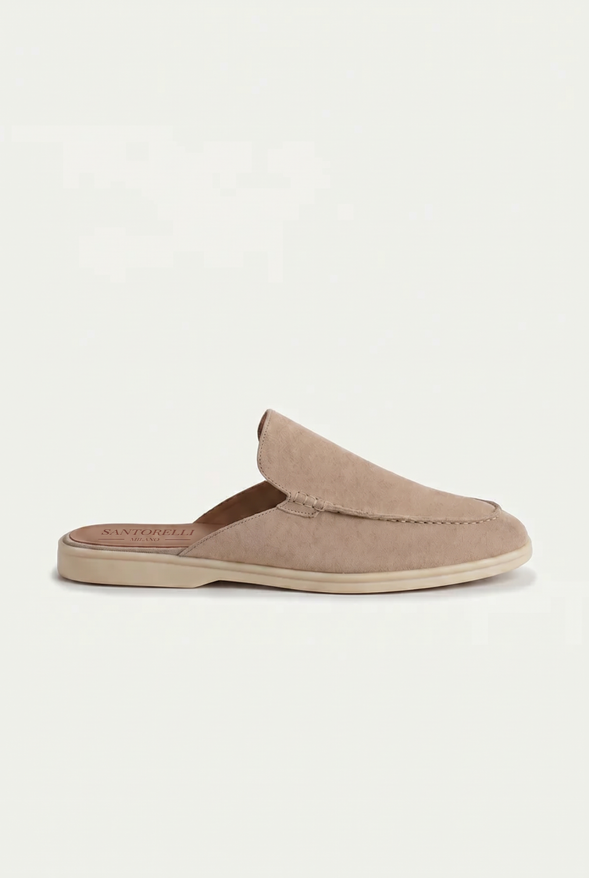 Ancestral Suede Mule Light Gray