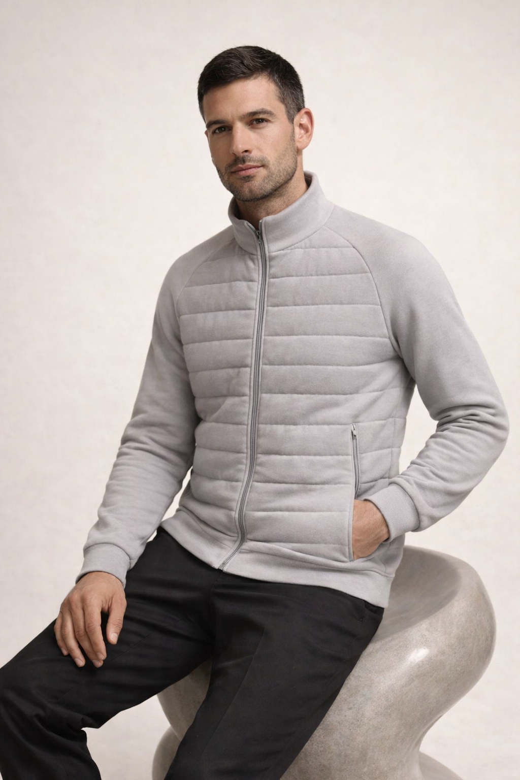 Essential Hybrid Jacket Grey