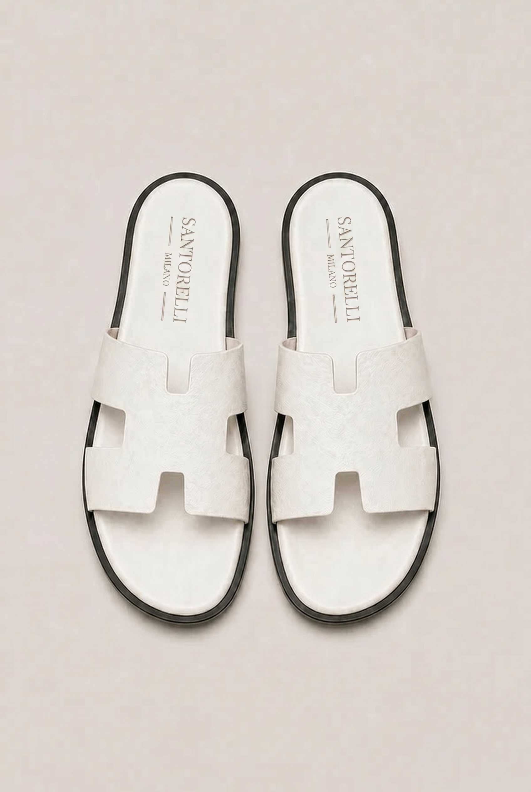 Santorelli Sandal White