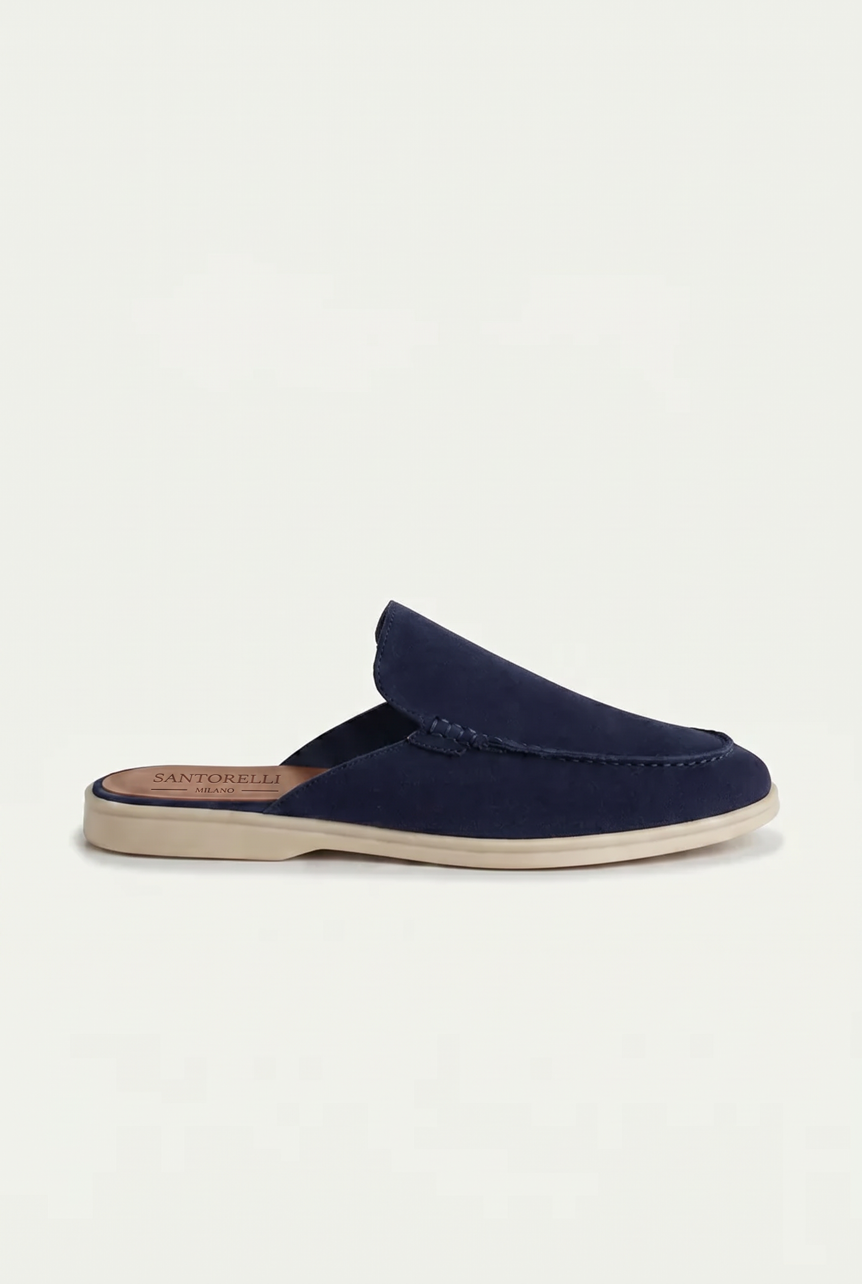 Ancestral Suede Mule Navy Blue