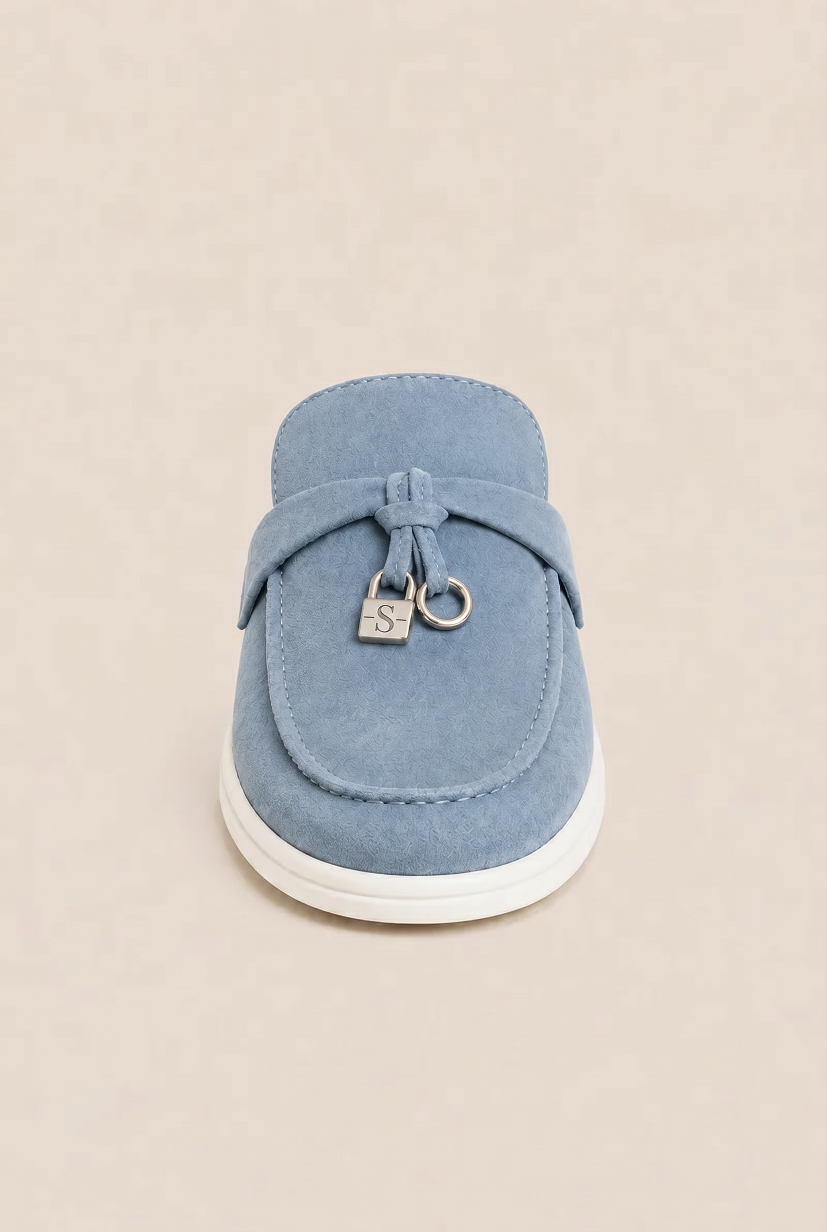 Ancestral Buckle Mule Blue