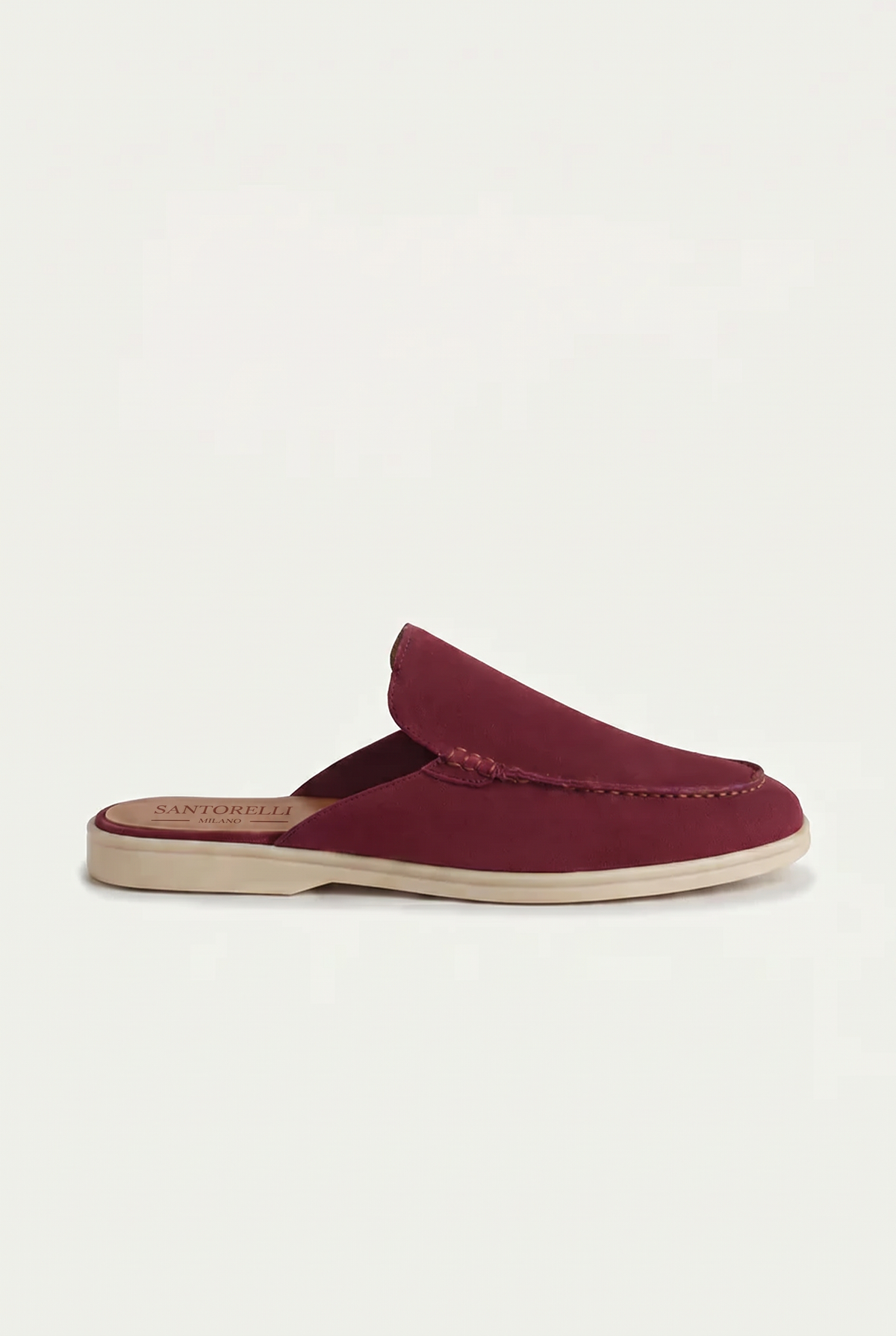 Ancestral Suede Mule Burgundy