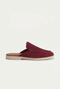 Ancestral Suede Mule Burgundy