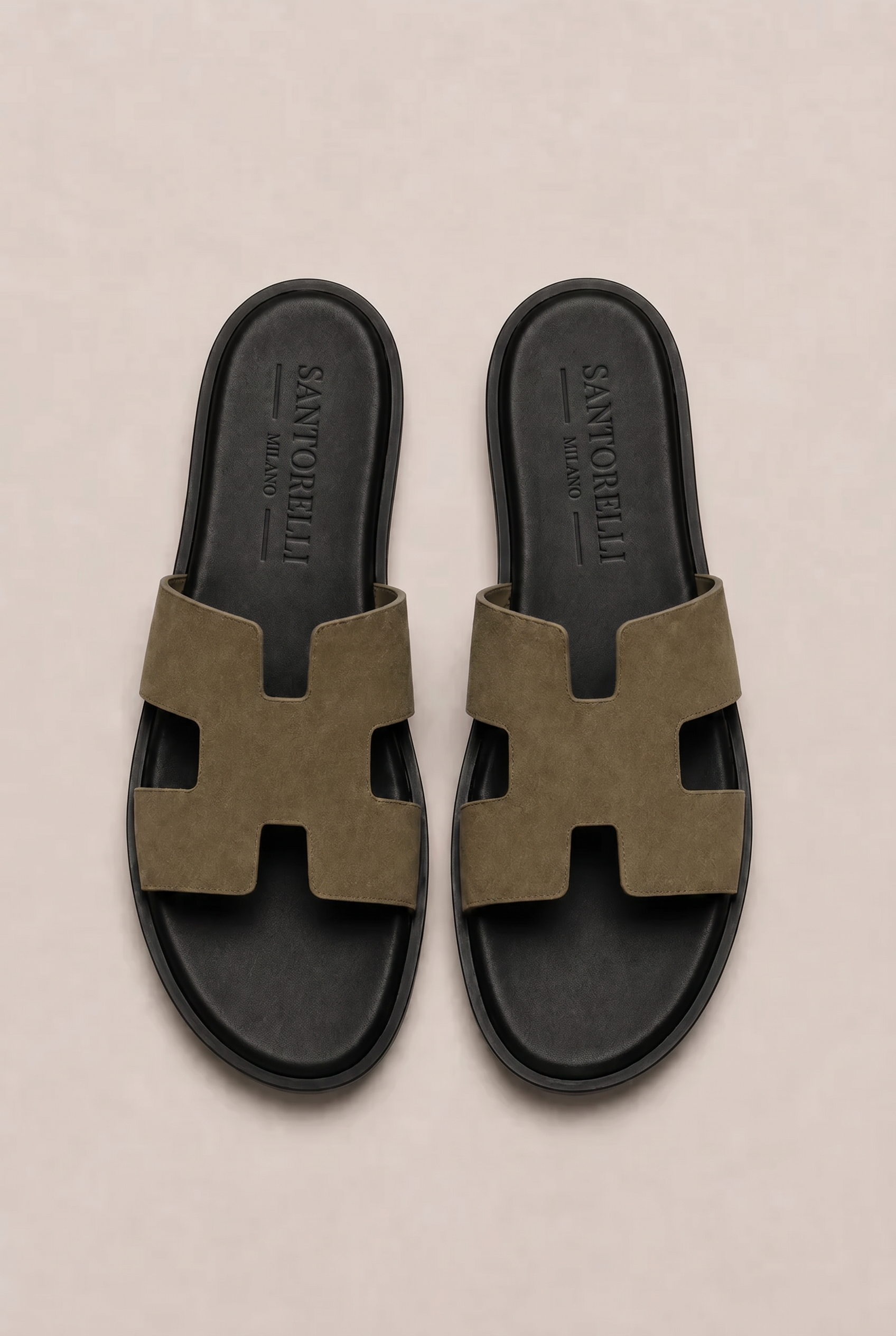 Valero Suede Sandal Olive