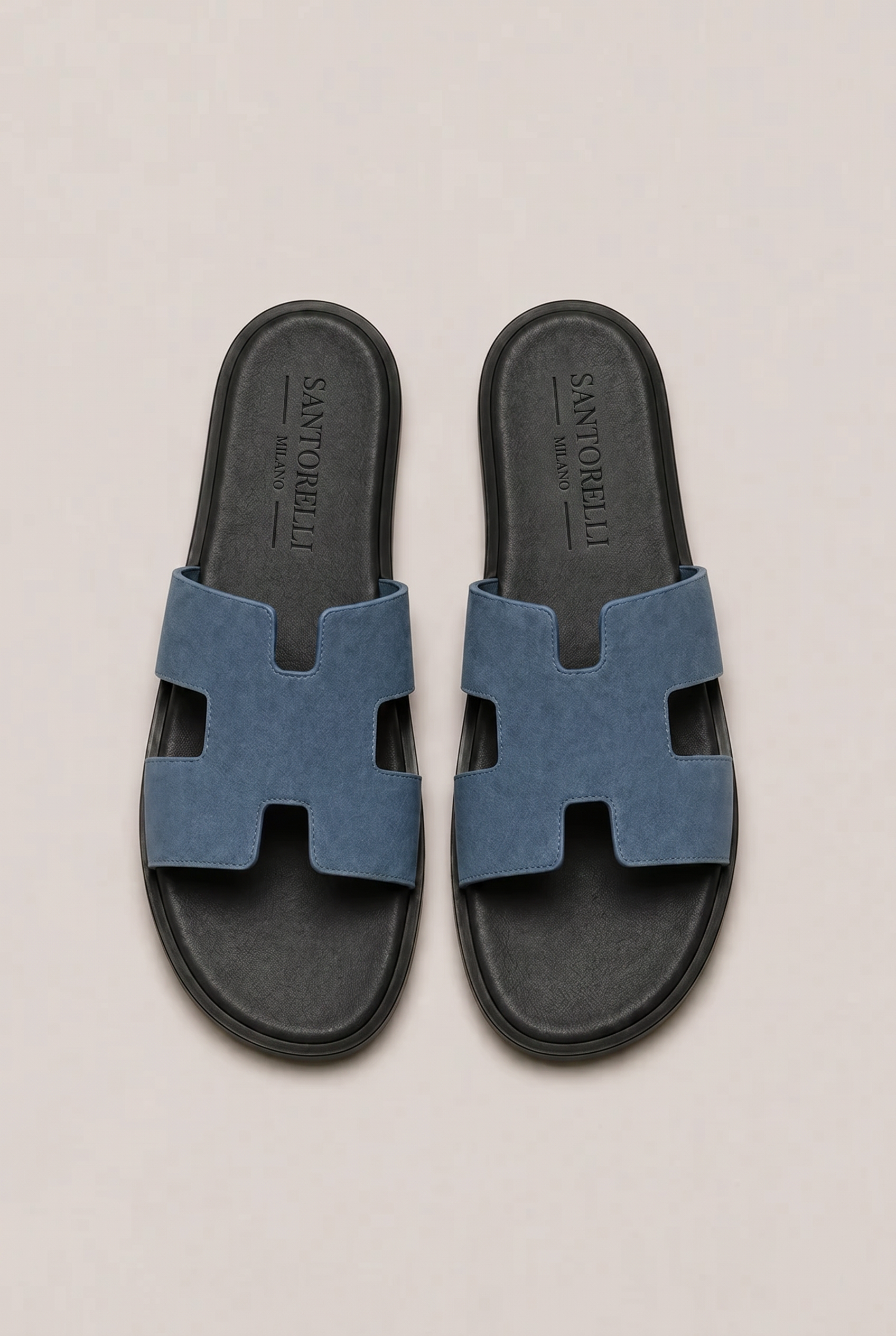 Valero Suede Sandal Blue
