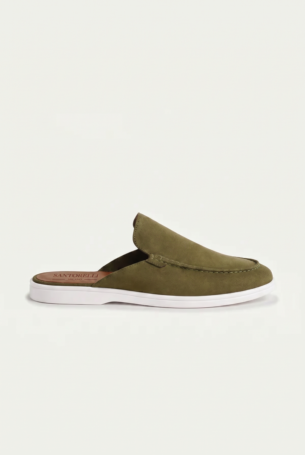 Ancestral Suede Mule Sage