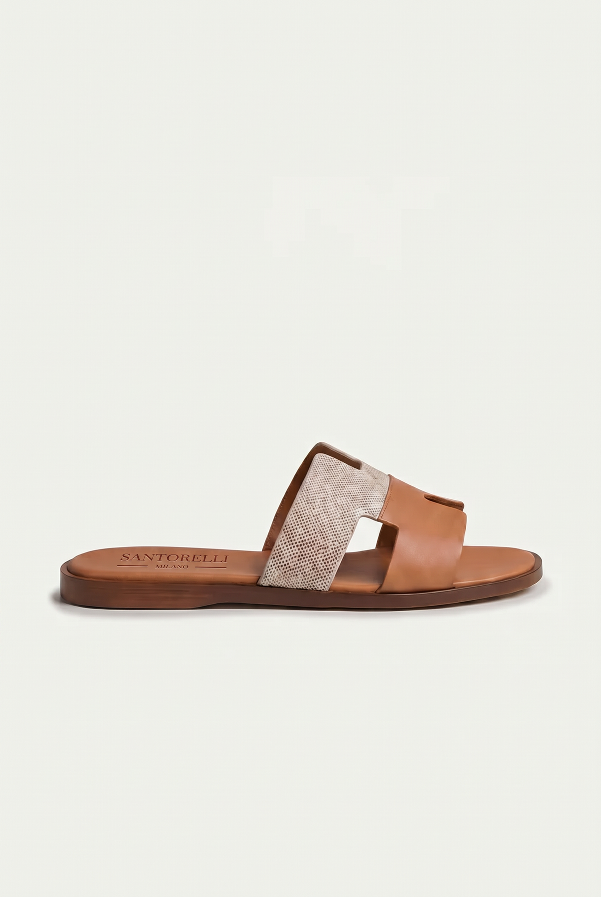 Santorelli Sandal Brown/Tan