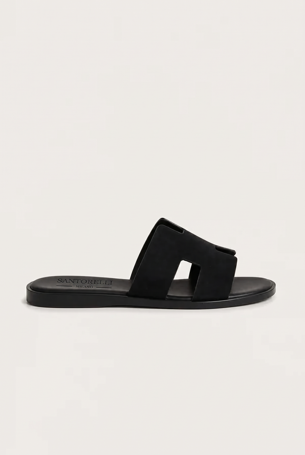 Valero Suede Sandal Black
