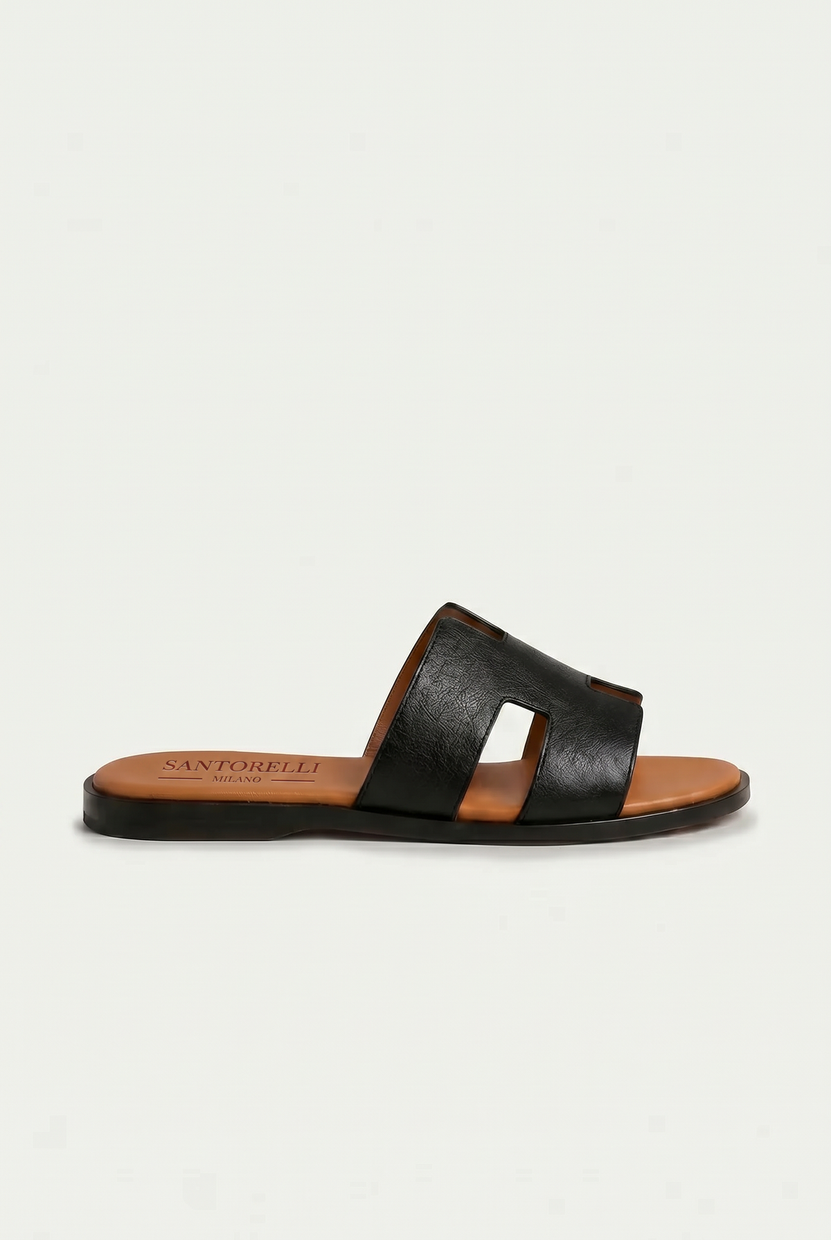 Santorelli Sandal Black/Brown