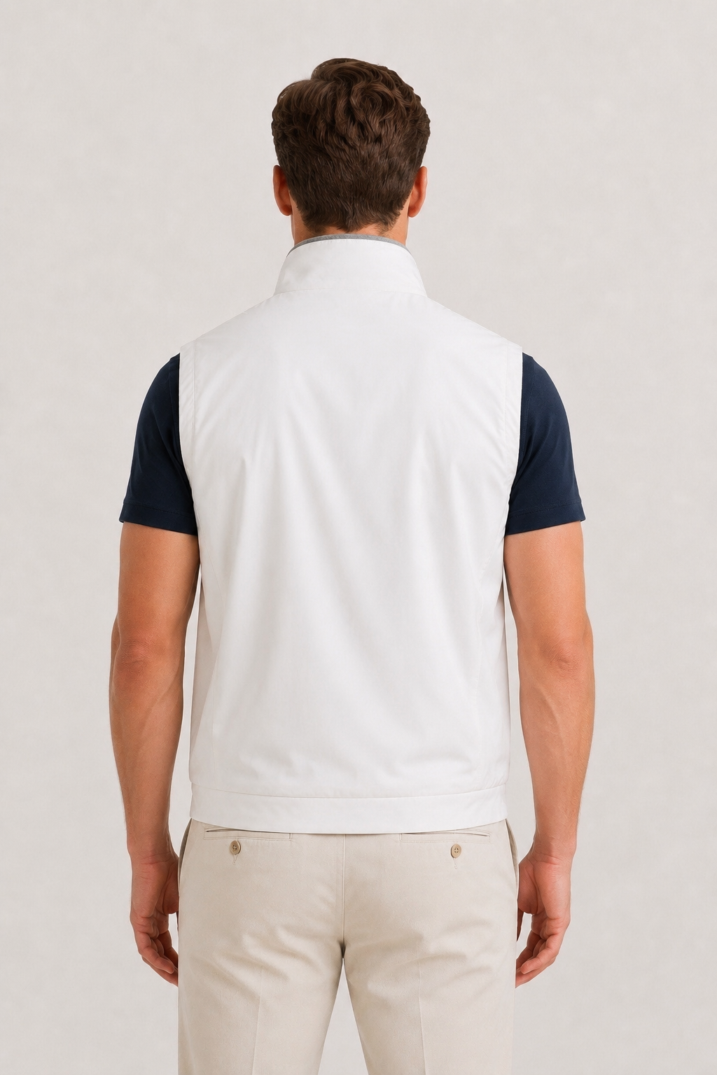 Santorelli Reversible Vest Ivory