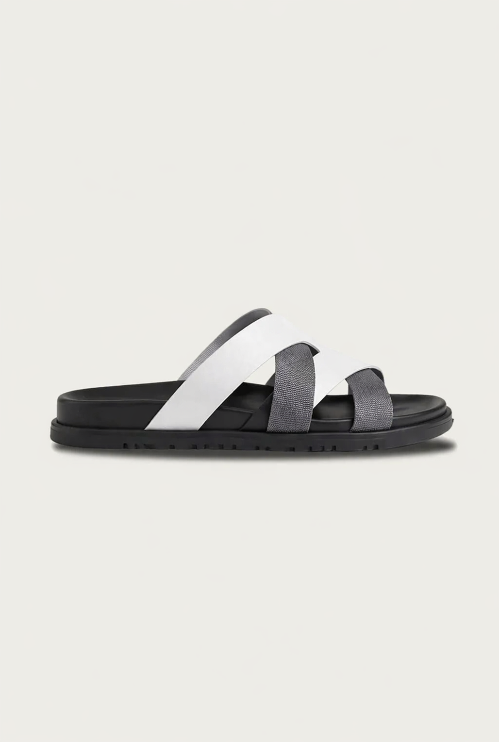 Alviro Sandal Nº1 White/Silver