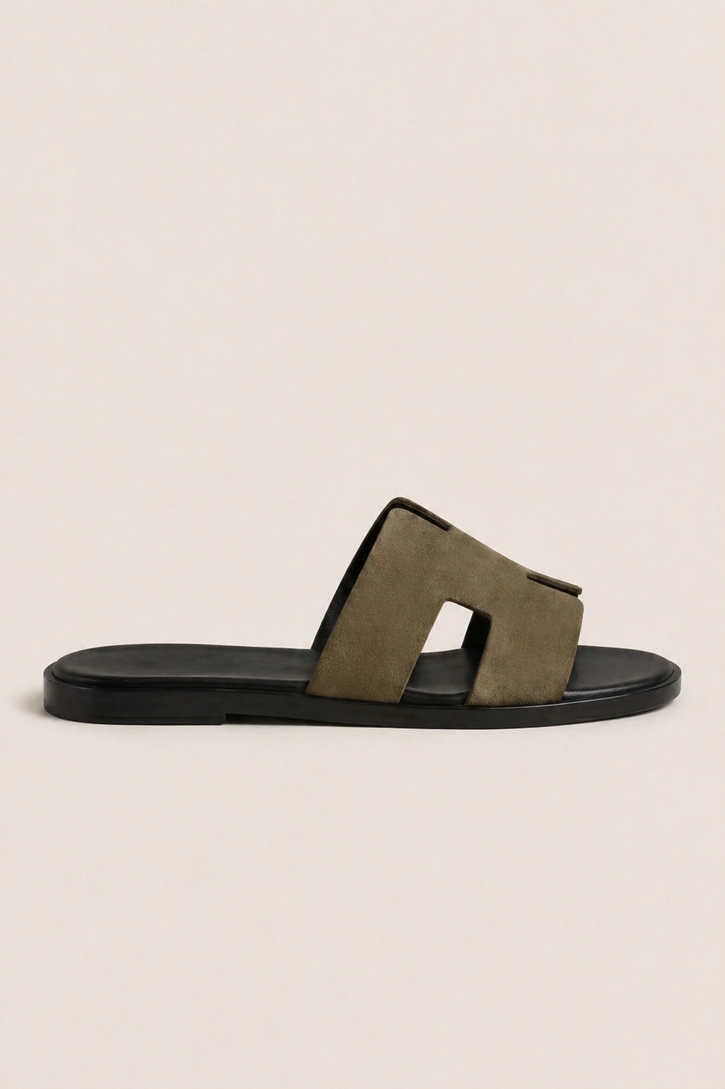 Valero Suede Sandal Olive