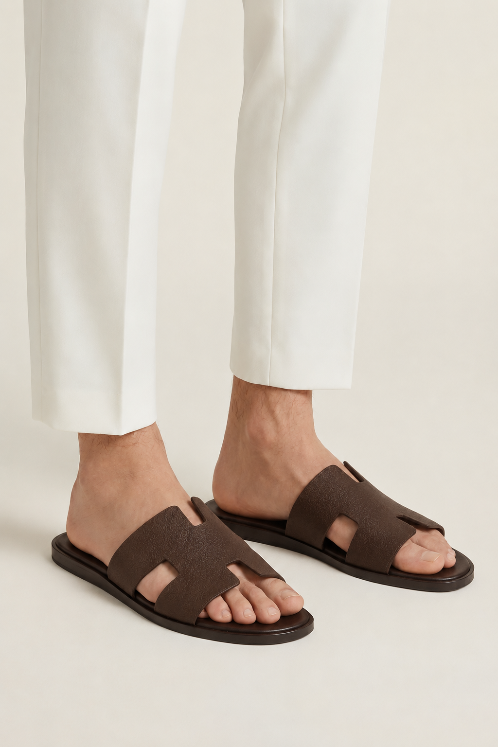 Santorelli Sandal Dark Brown