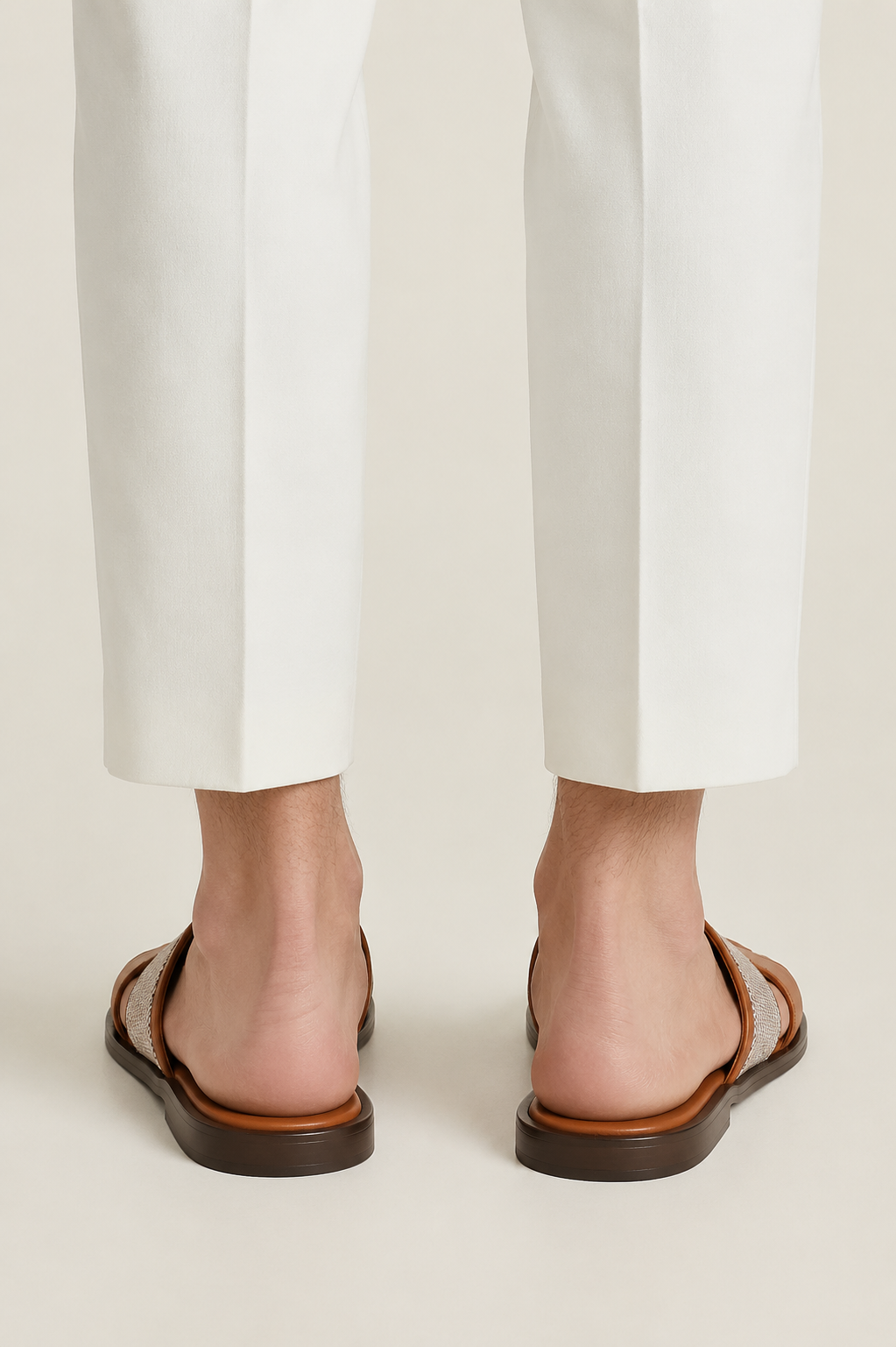 Santorelli Sandal Brown/Tan