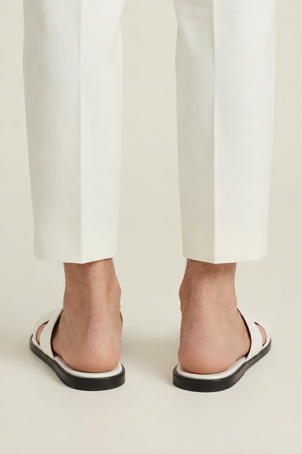 Santorelli Sandal White