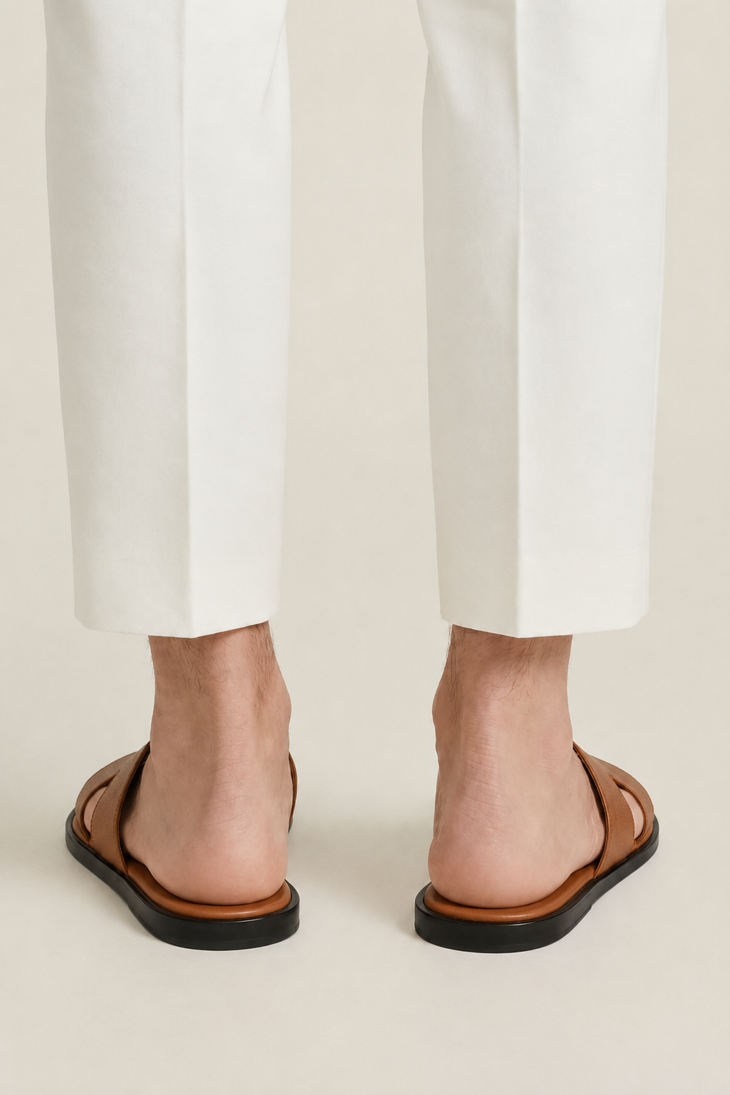 Santorelli Sandal Brown