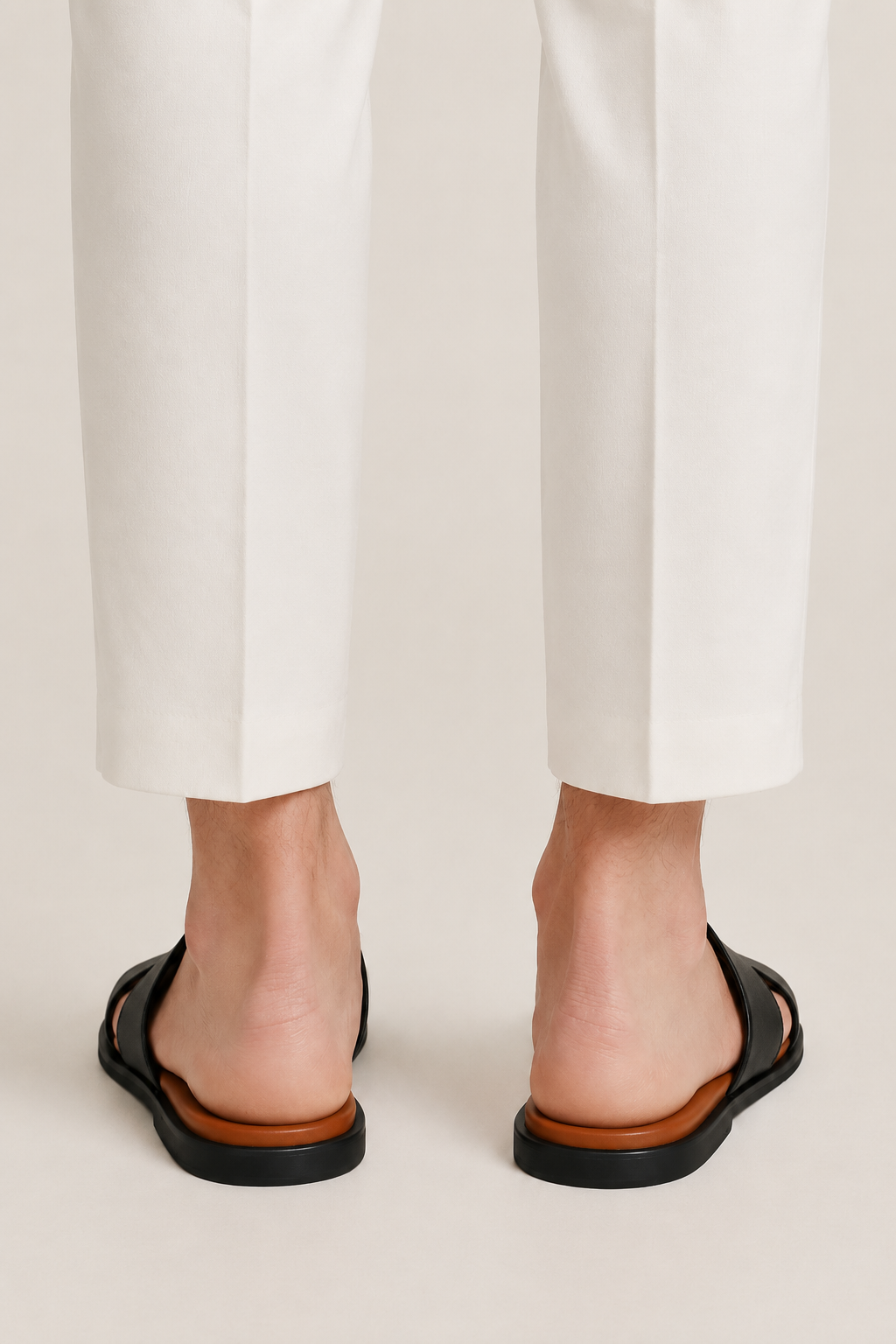 Santorelli Sandal Black/Brown
