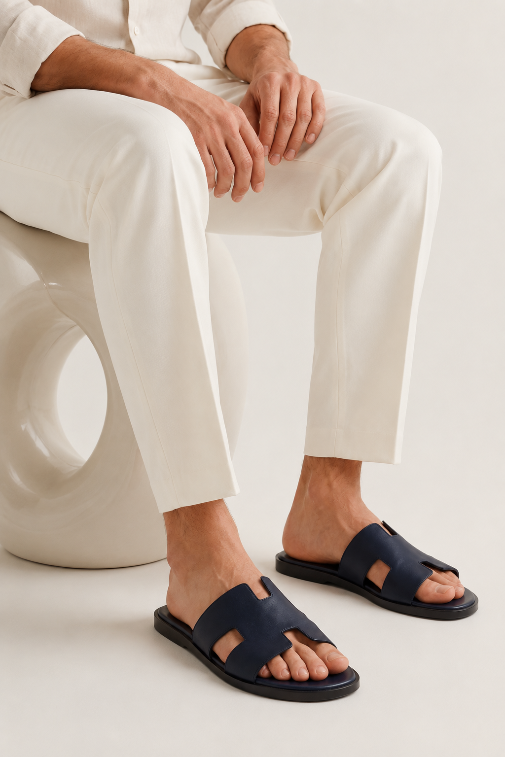Santorelli Sandal Blue