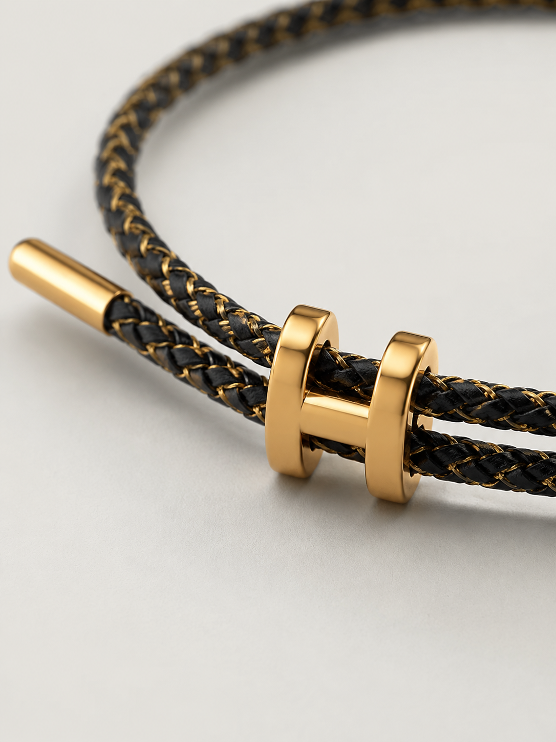 Santorelli Bracelet Gold/Black