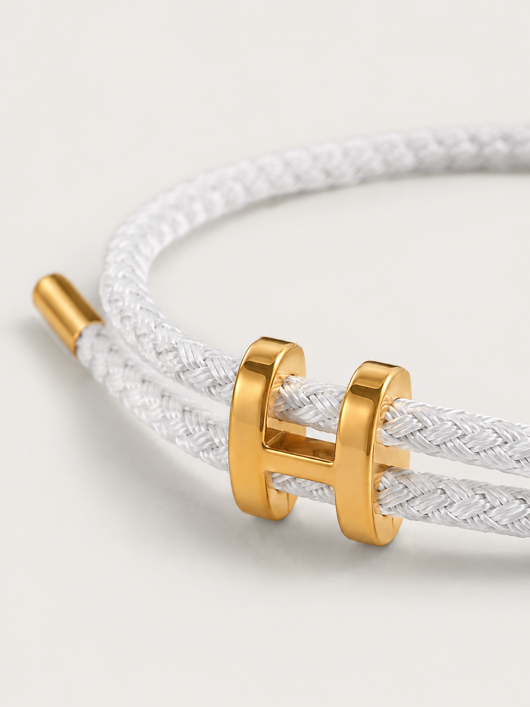 Santorelli Bracelet White/Gold