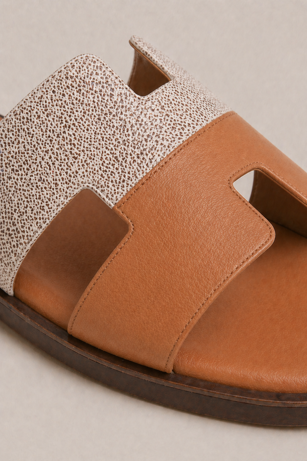 Santorelli Sandal Brown/Tan