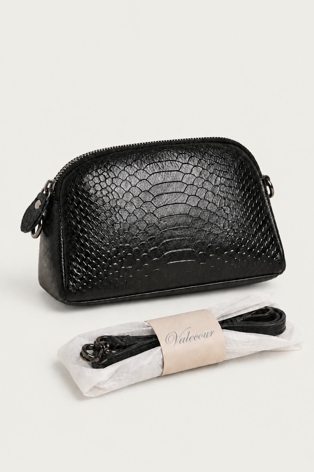 Croco Shoulder Bag