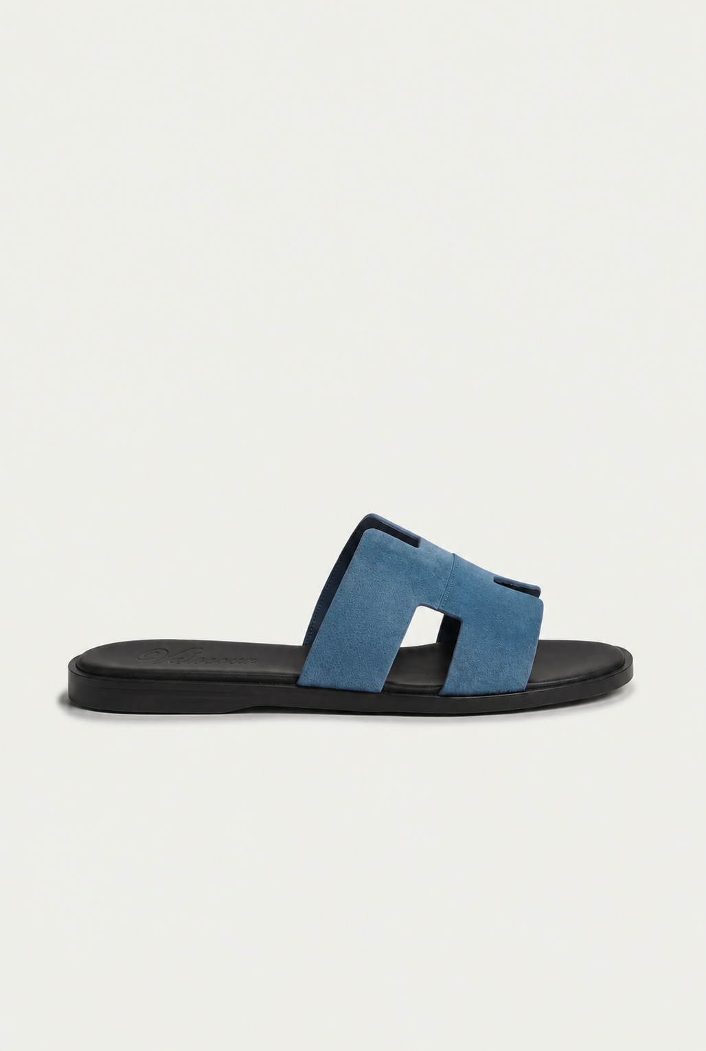 Valero Suede Sandal Blue