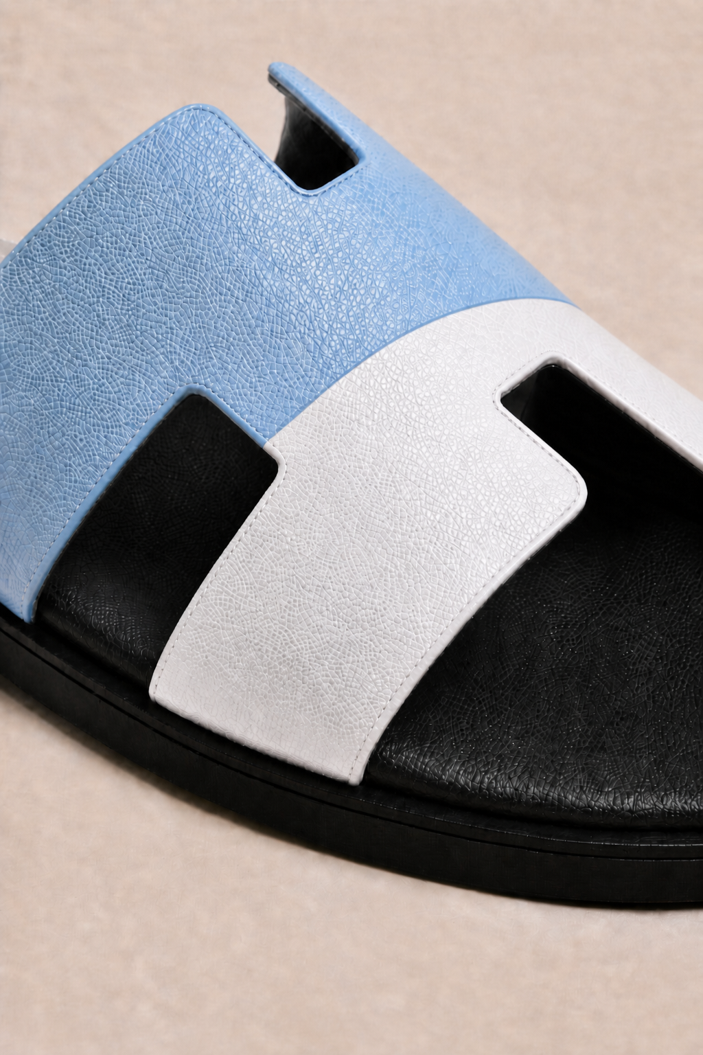 Santorelli Sandal Light Blue/White