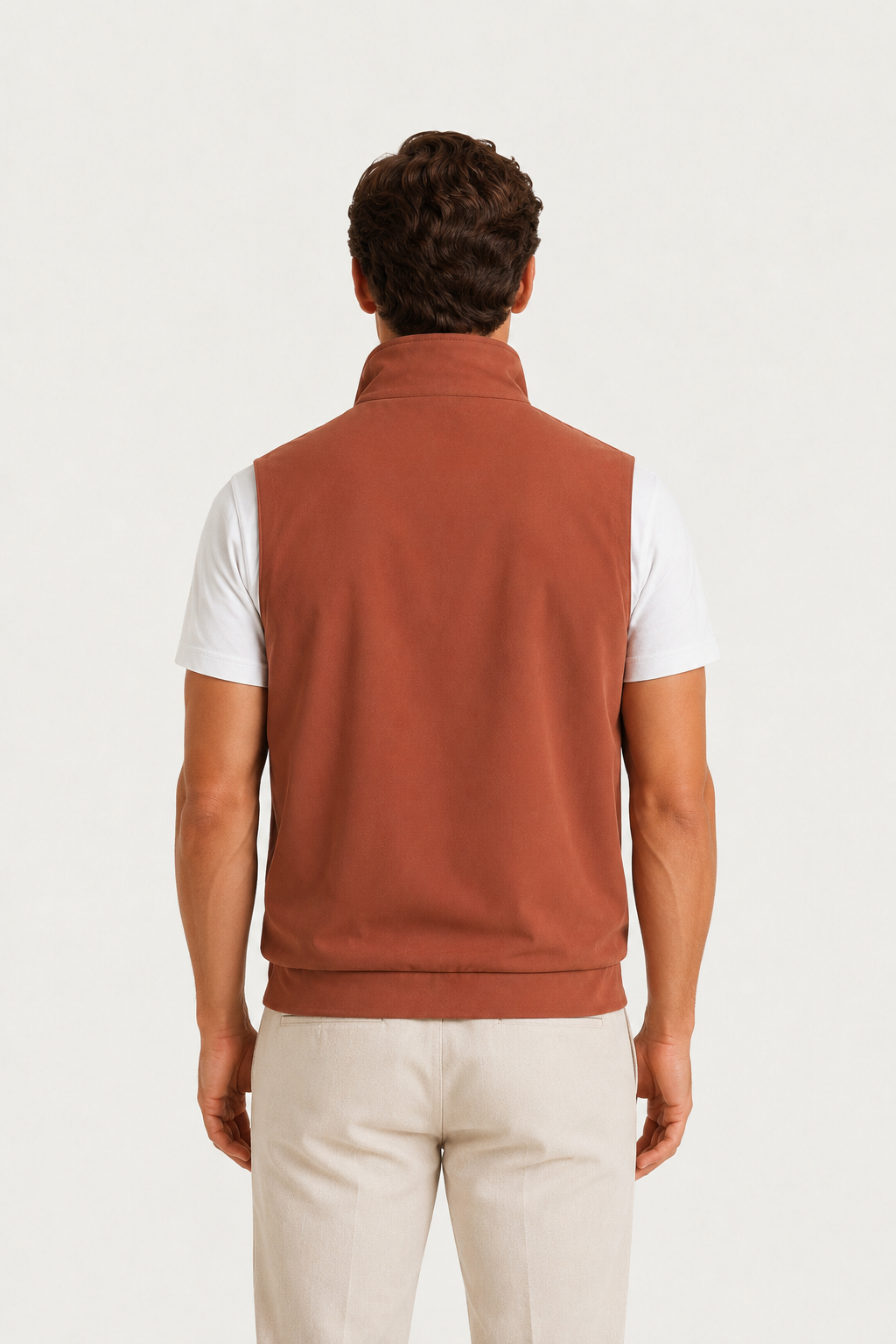 Santorelli Reversible Vest Terracotta