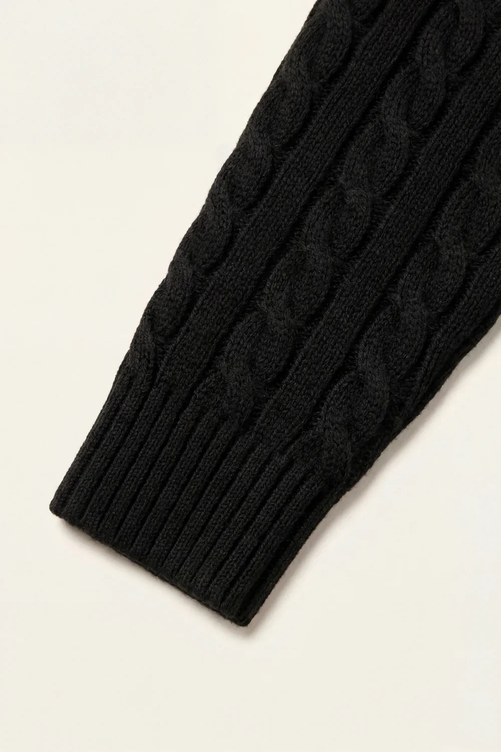 Artisan Cable Knit Black