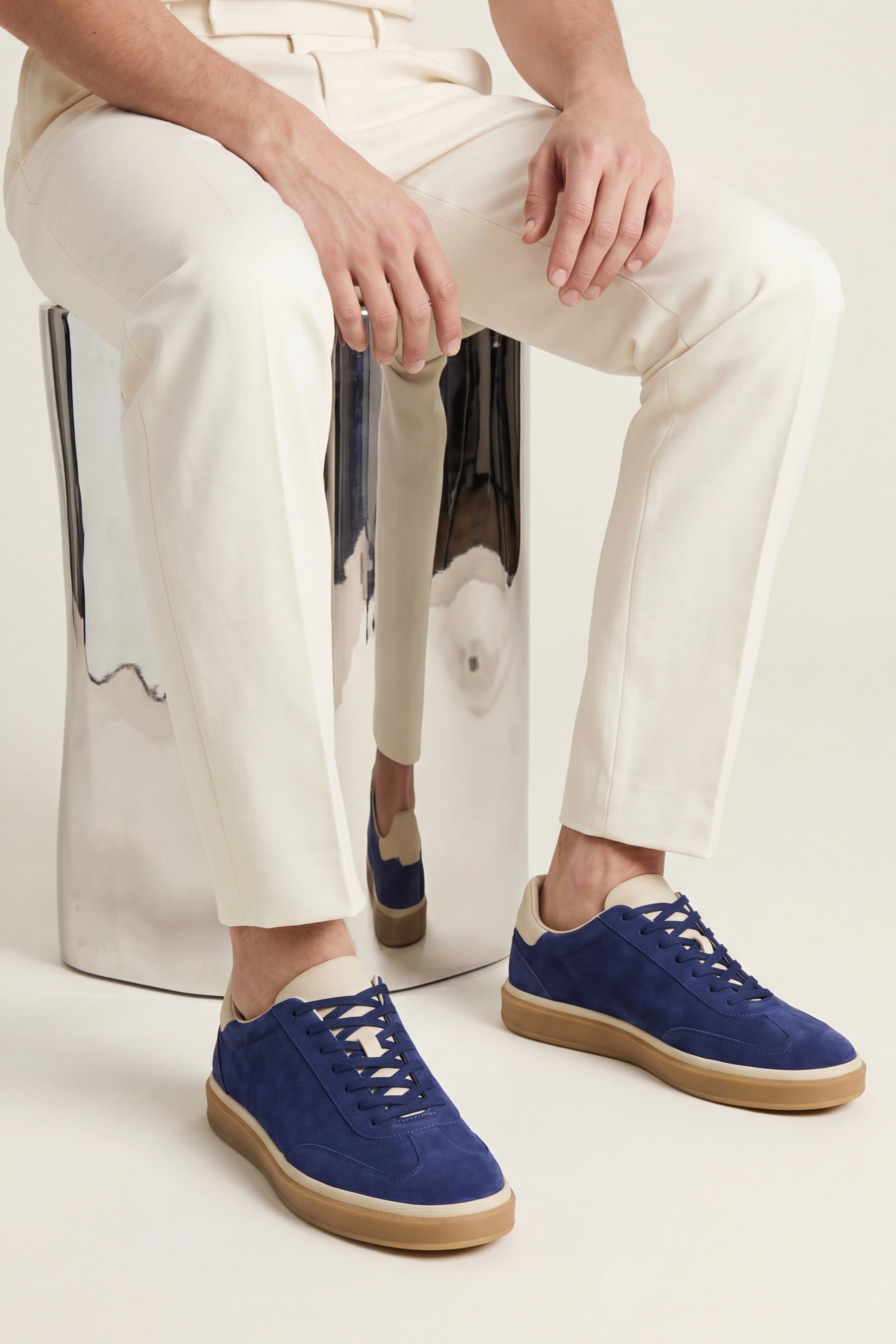 Lucca Summer Walk Sneaker Navy