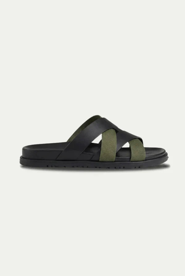 Alviro Sandal Nº1 Olive/Black