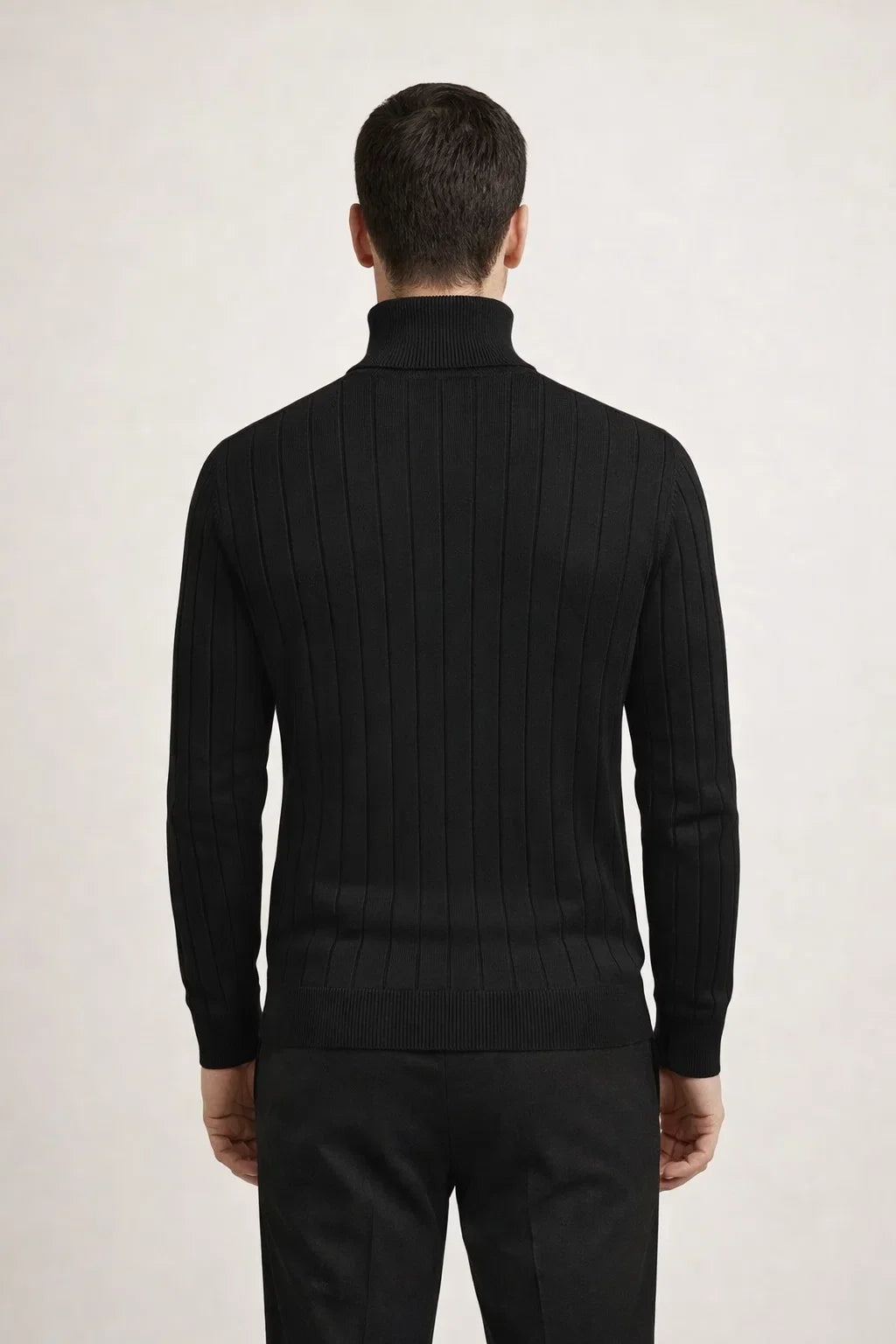 Tailored Turtleneck Black